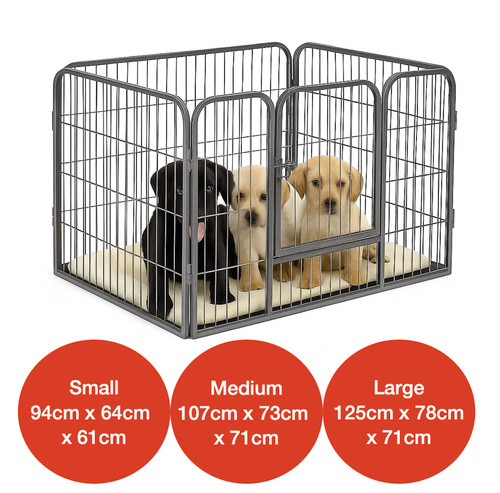 Barker 4pc dog cage puppy - mr,