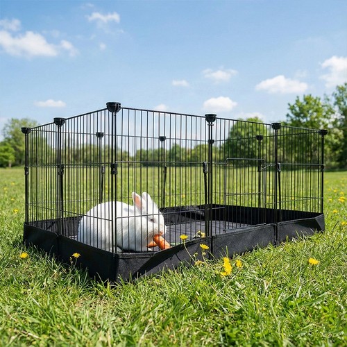 Pet cat dog metal playpen - dog,