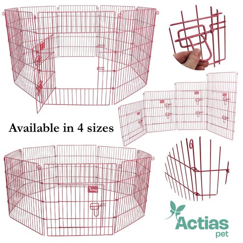 Pink pet dog pen - pet, rabbit