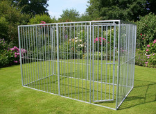 4 Sided Galvanised Dog Pen