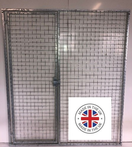 Galvanised mesh dog - galvanised, run