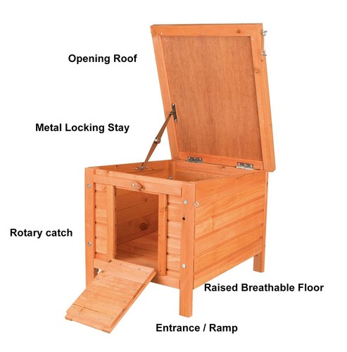 Outdoor wooden cat - outdoor, /