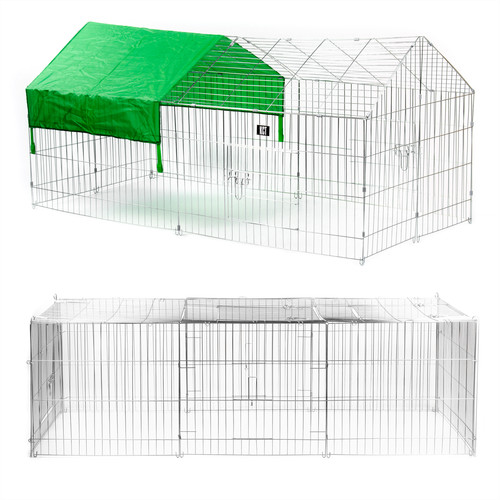 Large enclosed pet playpen run - enclosed,