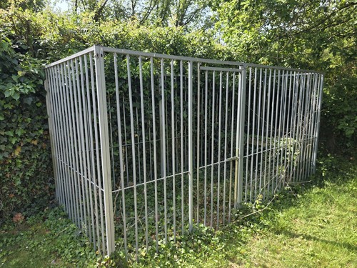 Dog run galvanised steel - dog,